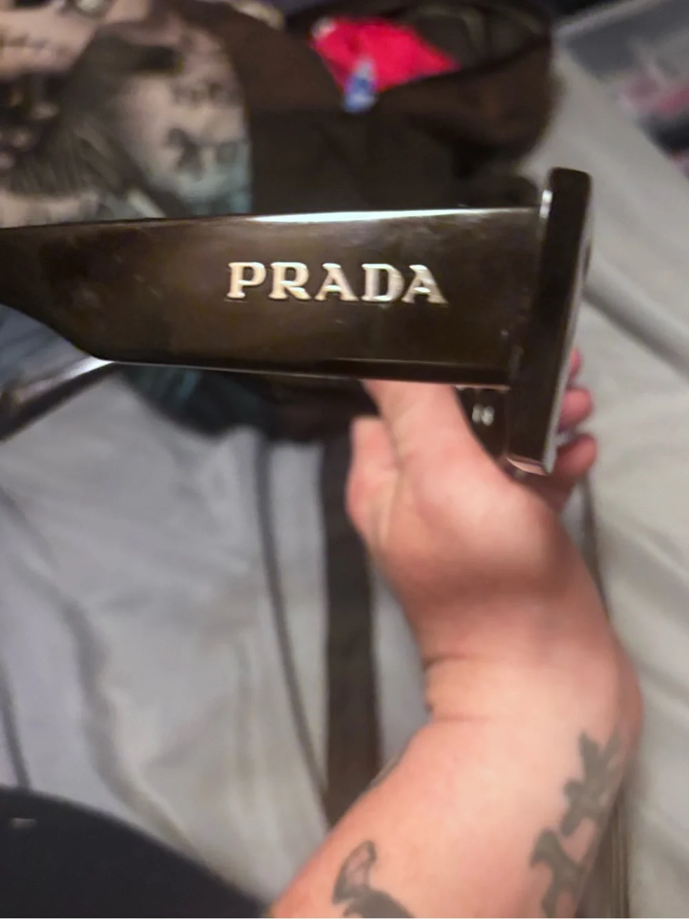Prada Men's Linea Rossa Ps A07s Sunglasses
